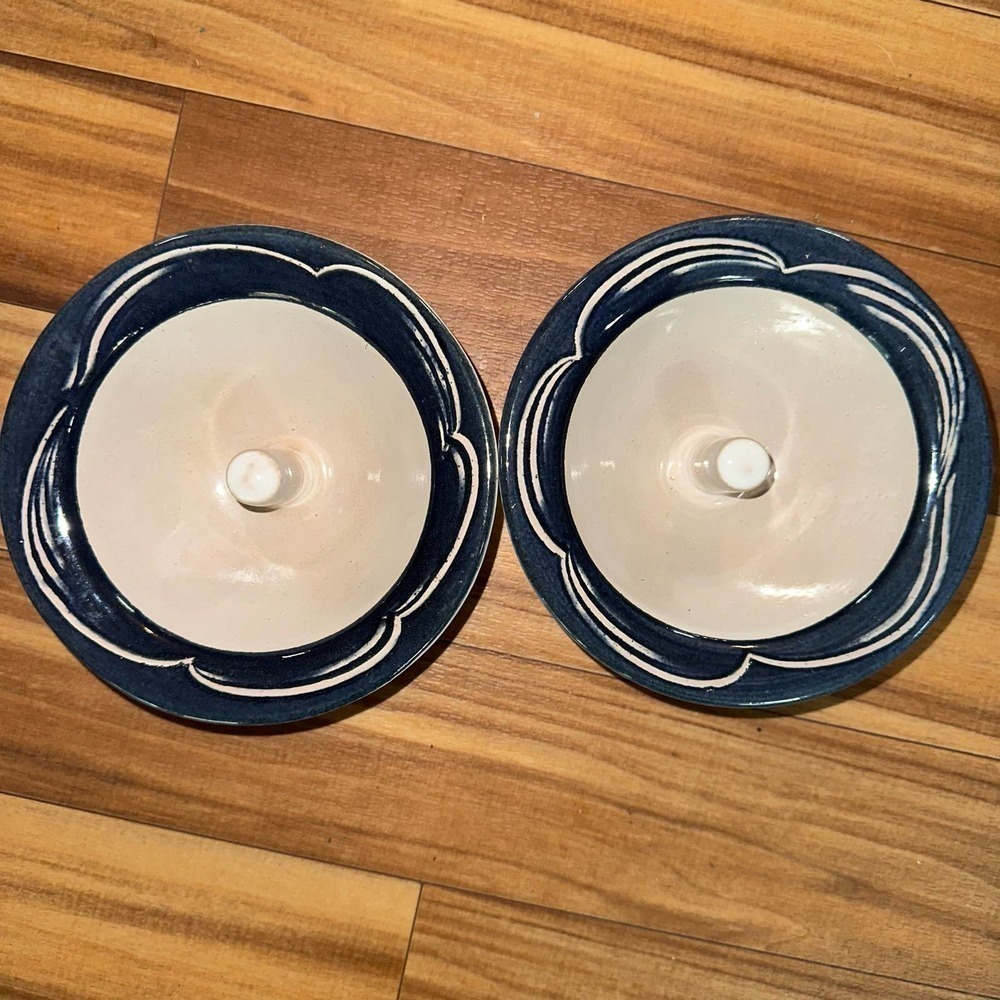 EUC THE ORIGINAL APPLE BAKER BAKING DISH, 6-3/8 PARIS MAINE SET OF 2